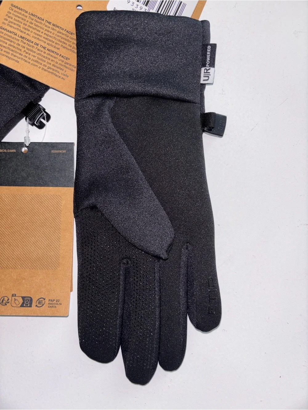 THE NORTH FACE Women's Etip Recycled Winter Running Glove Black Medium - NWT